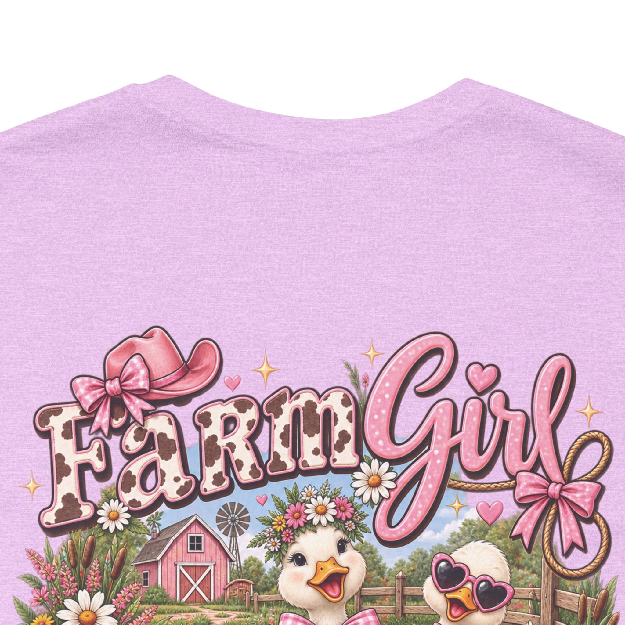 Duckin' Girl Tee — Cute Pastel Duck Family Graphic T‑Shirt