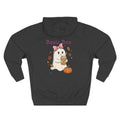 Basic Boo Ghost Hoodie — Cute Fall Pumpkin & Coffee Graphic Fleece Hoodie