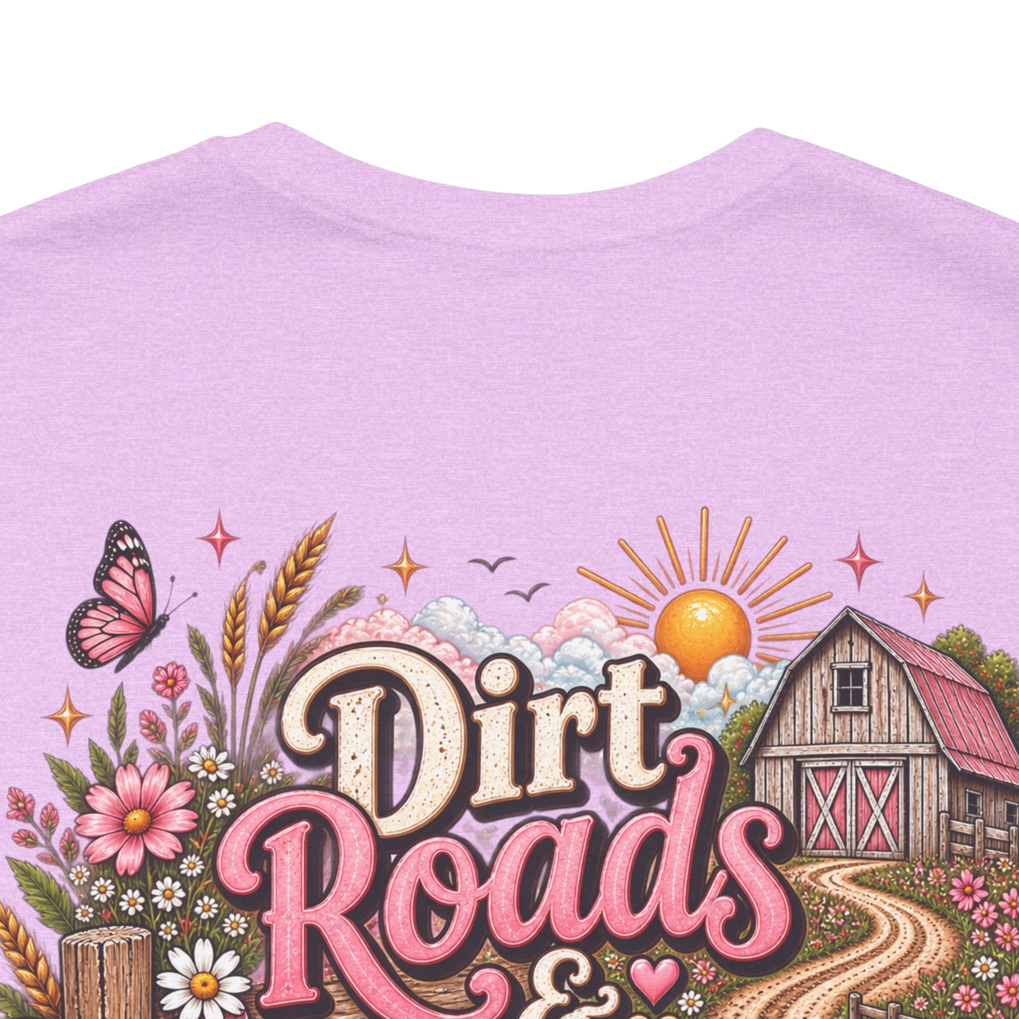 Dirt Roads & Daisy Chains Tee — Floral Country Graphic T-Shirt