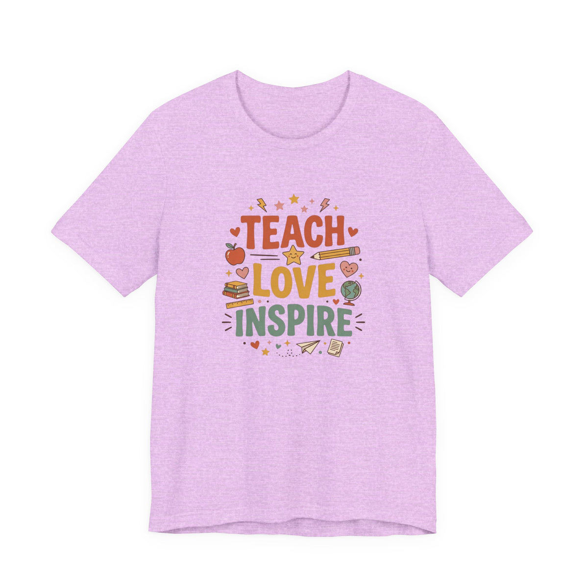 Teach Love Inspire T-Shirt — Teacher Appreciation Gift