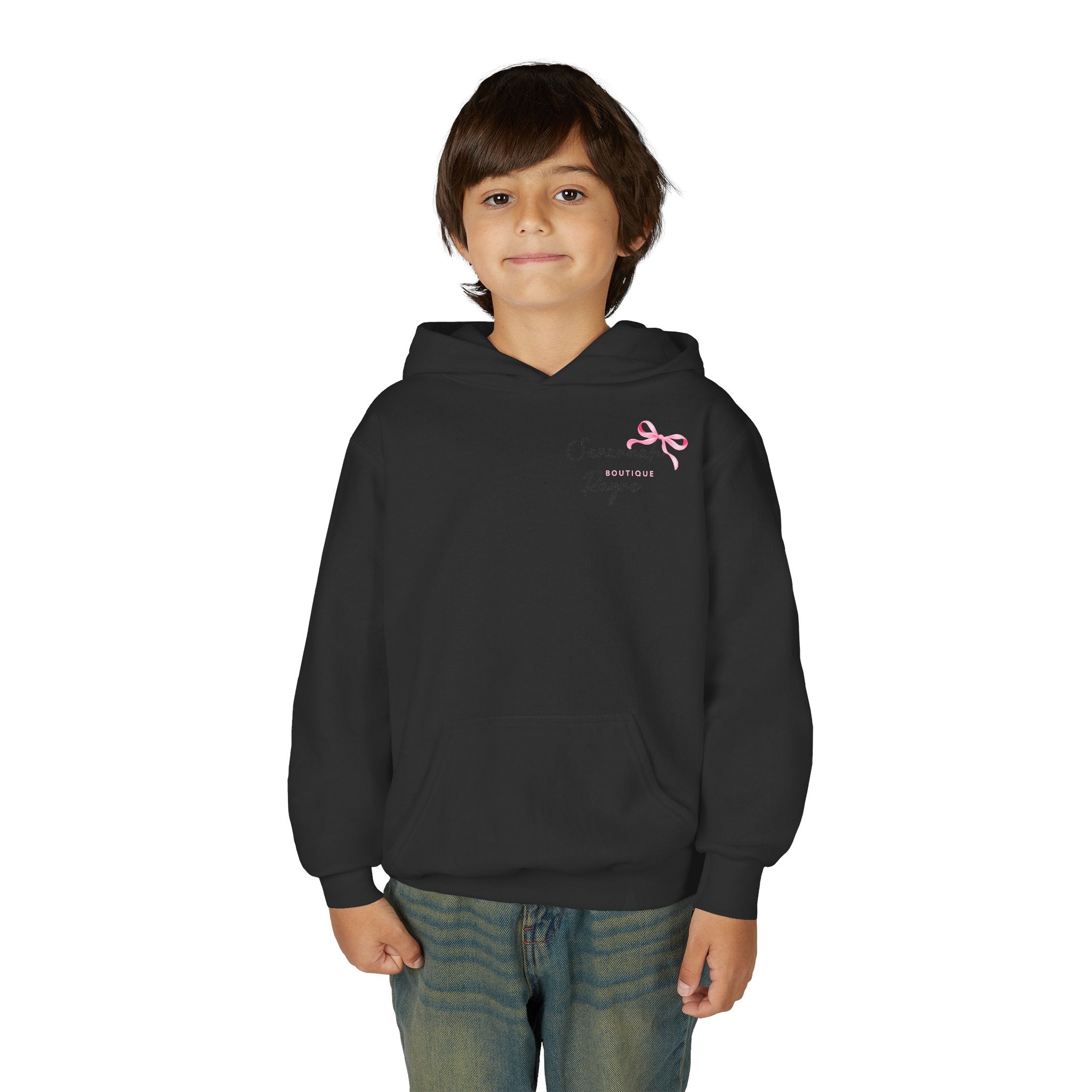 Youth Mermaid Hoodie with Rainbow Tail & Dolphins – Cute Girls' Pullover