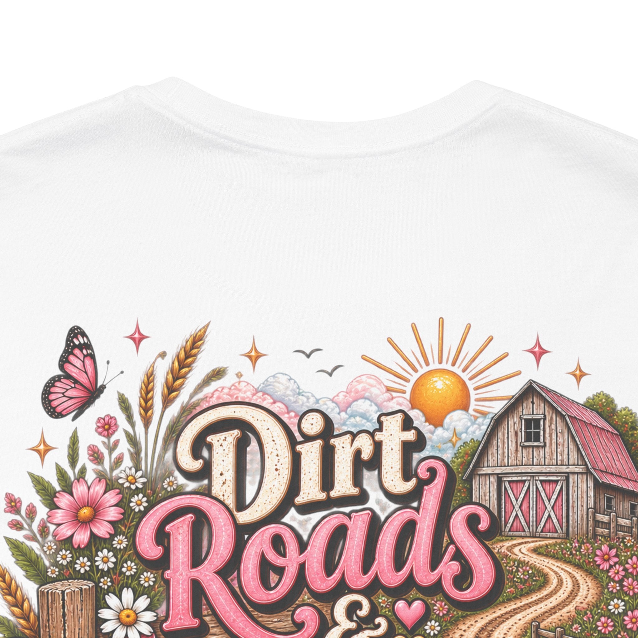 Dirt Roads & Daisy Chains Tee — Floral Country Graphic T-Shirt