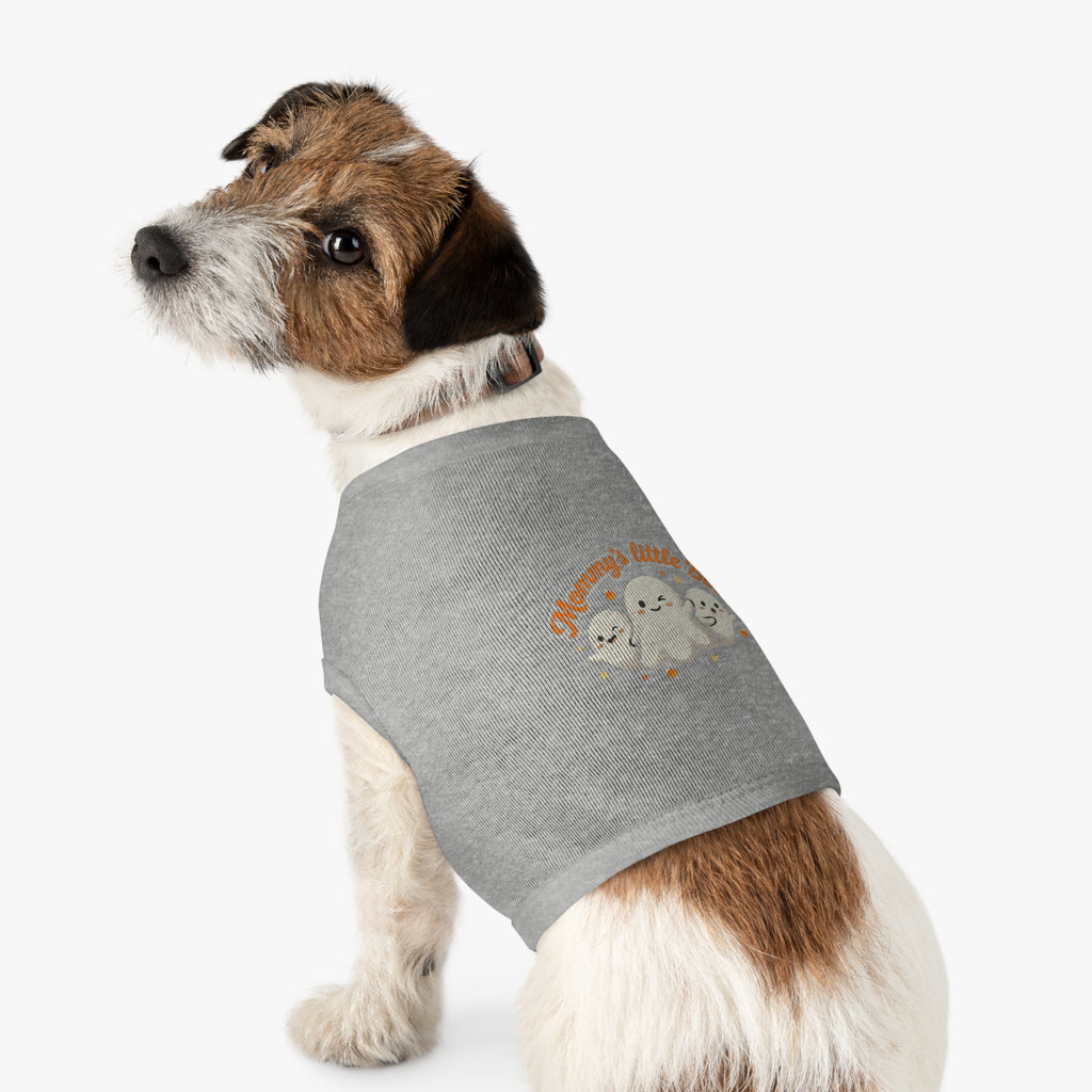 Mommy's Little Boo Pet Tank Top — Cute Halloween Ghost Shirt for Small Dogs & Cats