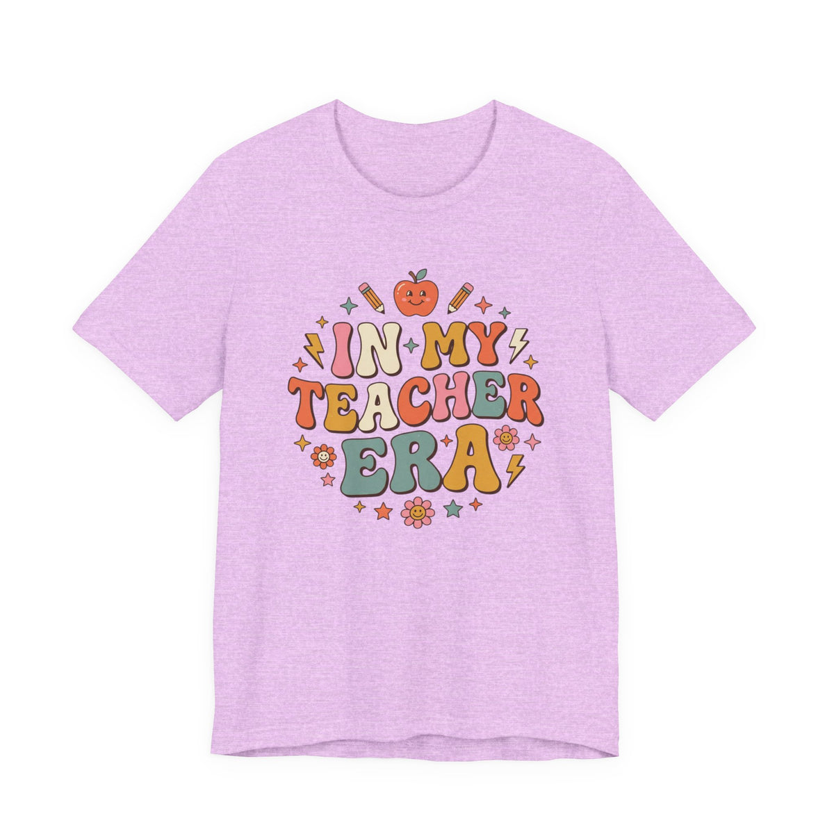 Teacher Tee — "In My Teacher Era" Retro School Graphic T-Shirt