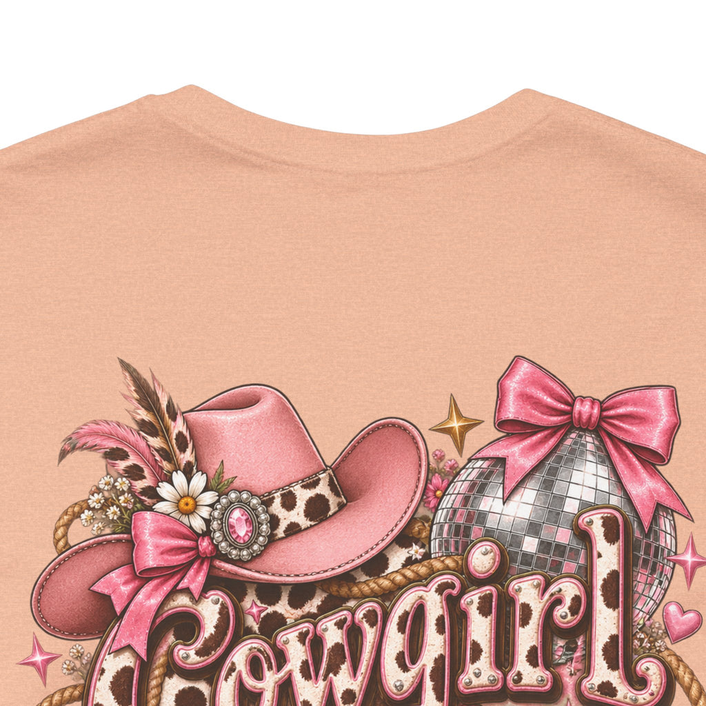 Cowgirl Era Tee — Pink Western Cowgirl Graphic T-Shirt