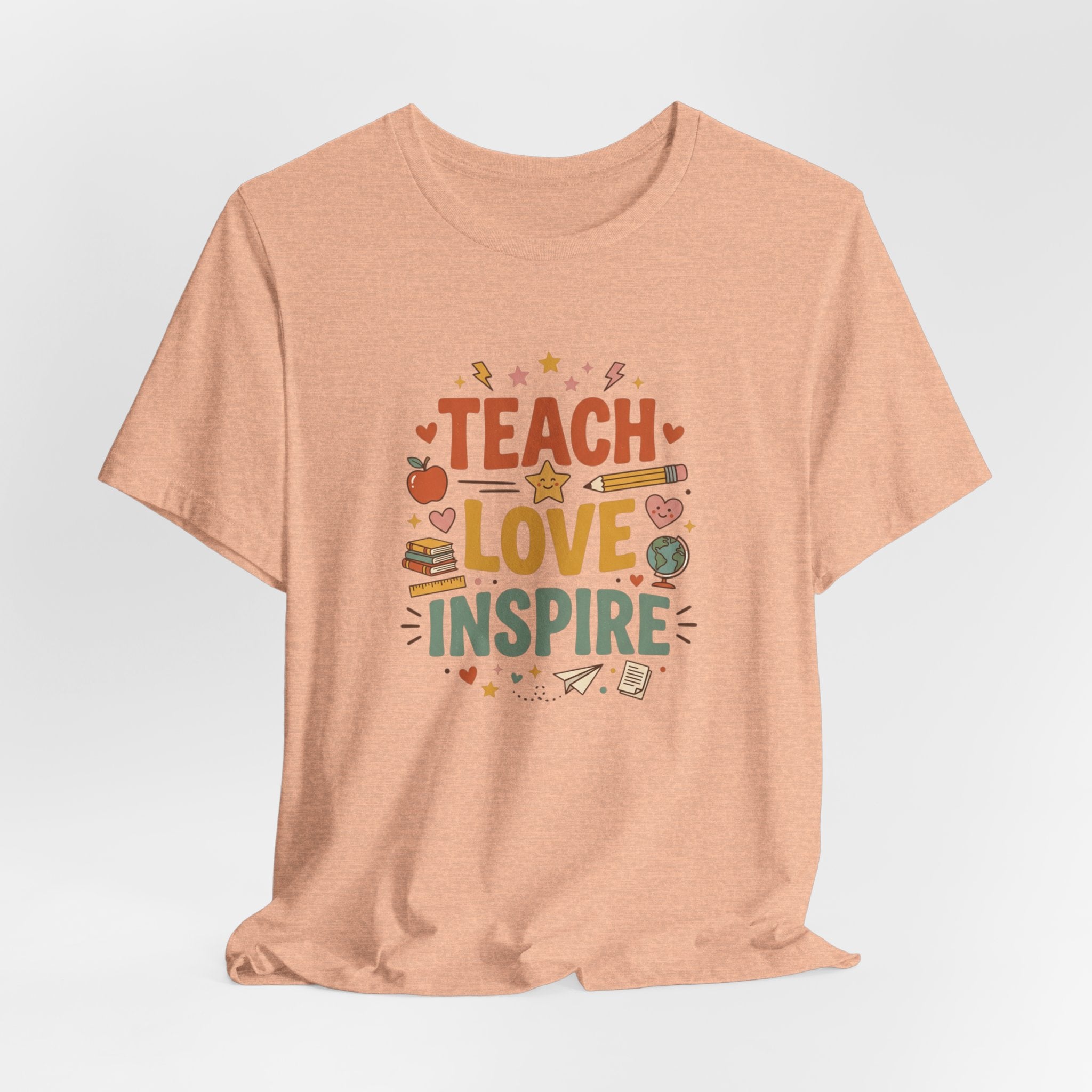 Teach Love Inspire T-Shirt — Teacher Appreciation Gift