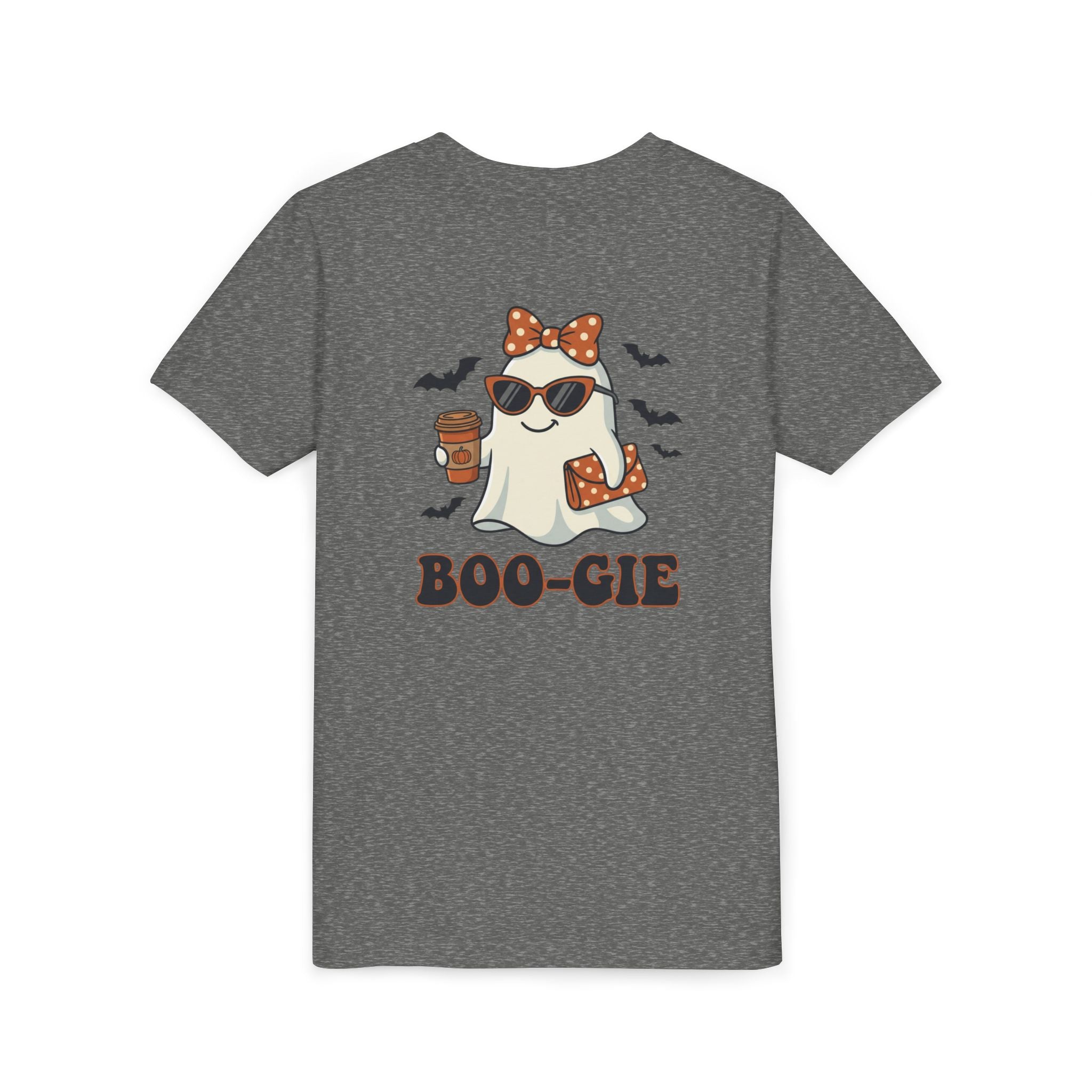 Youth Tee — "Boo-gie" Cute Ghost Halloween Shirt