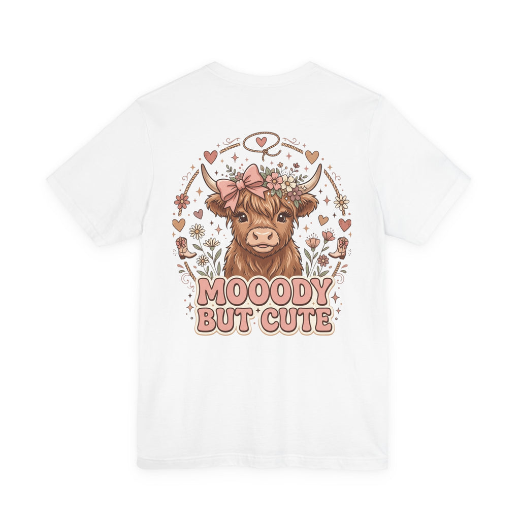 Moody but Cute, Highland Cow t-shirt