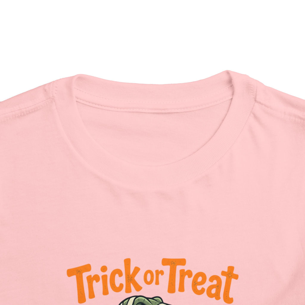 Toddler Tee — Mummy Dinosaur Trick or Treat Halloween Shirt