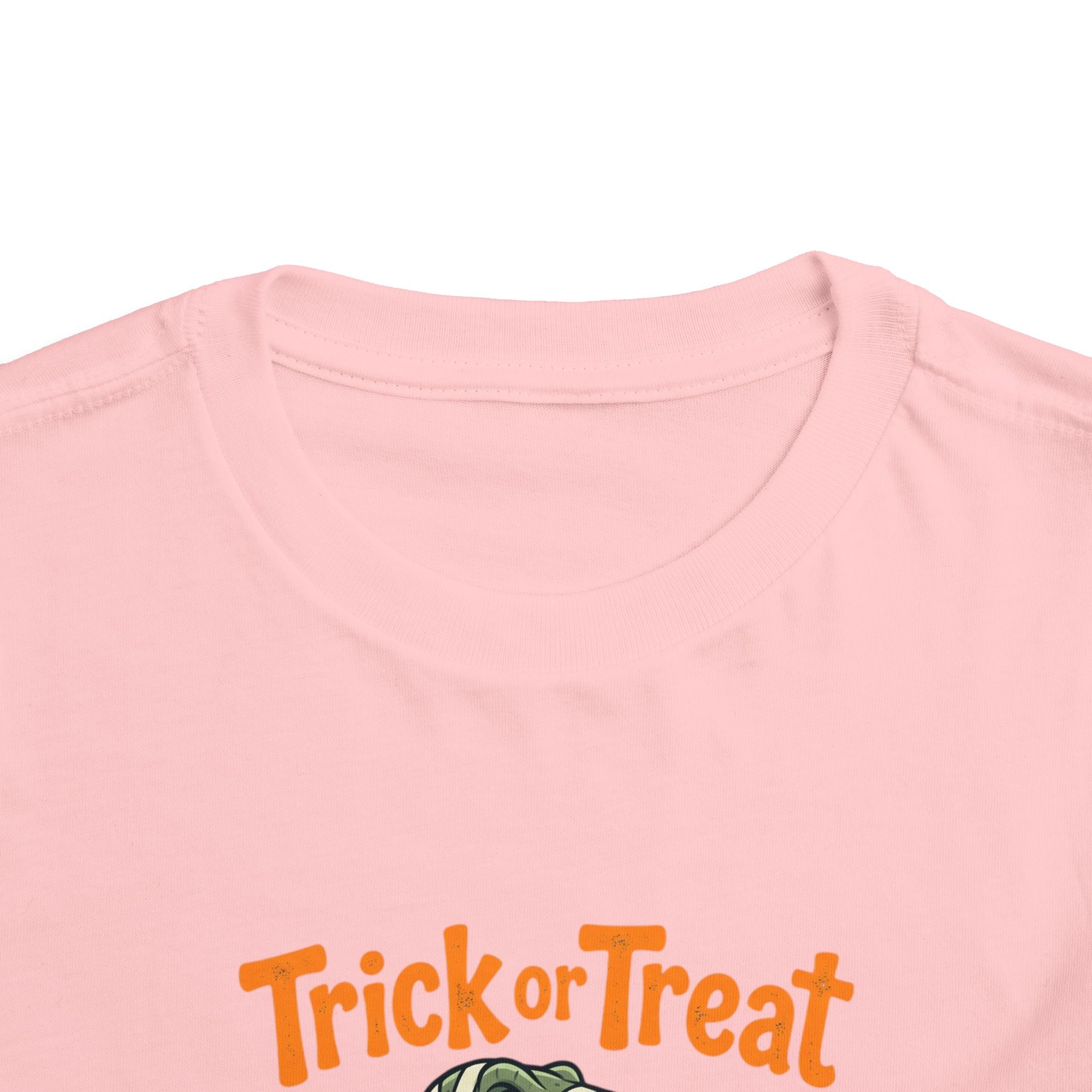 Toddler Tee — Mummy Dinosaur Trick or Treat Halloween Shirt