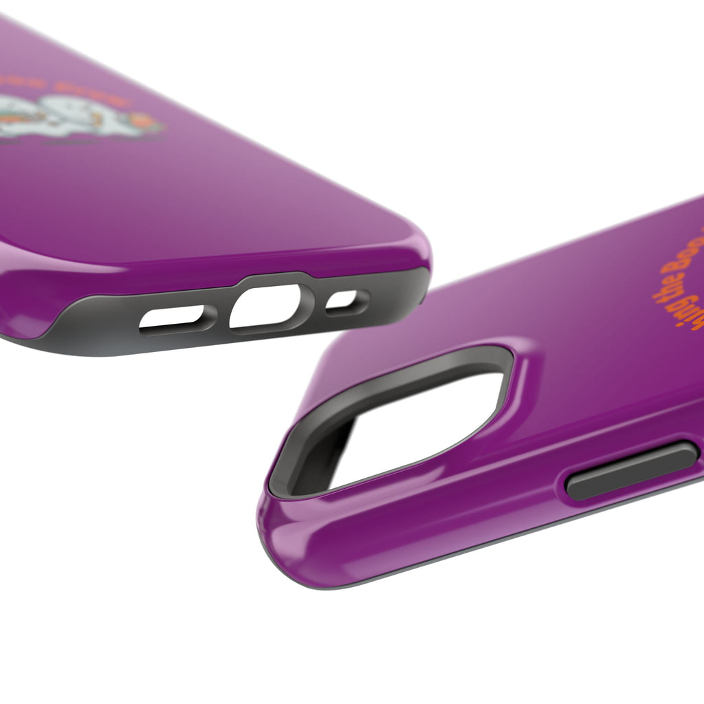 Teaching the Boo Crew Phone Case — Cute Ghosts Teacher Gift Impact-Resistant Case