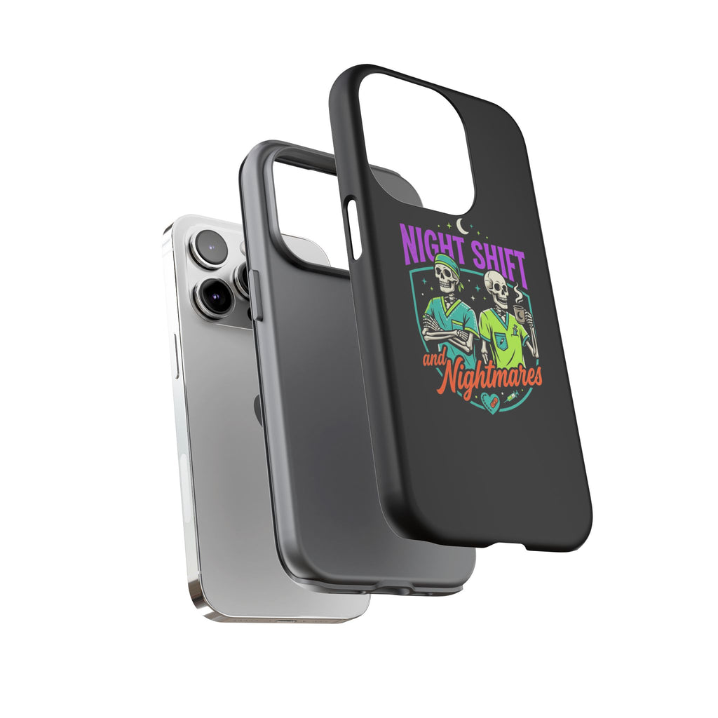 Phone Case — Night Shift and Nightmares Skeleton Nurses (Protective Tough Case)