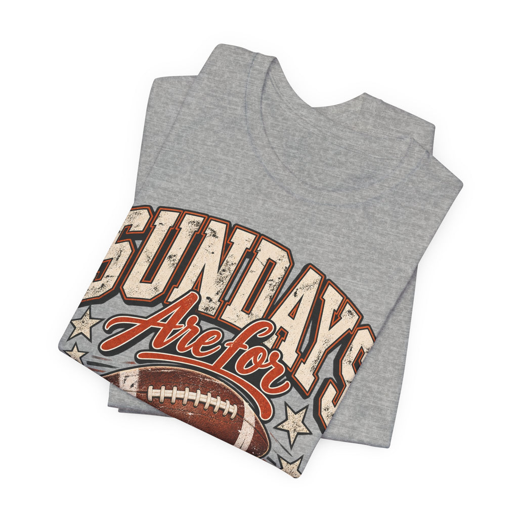 Sundays Are for Football T-Shirt — Vintage Football Graphic Tee