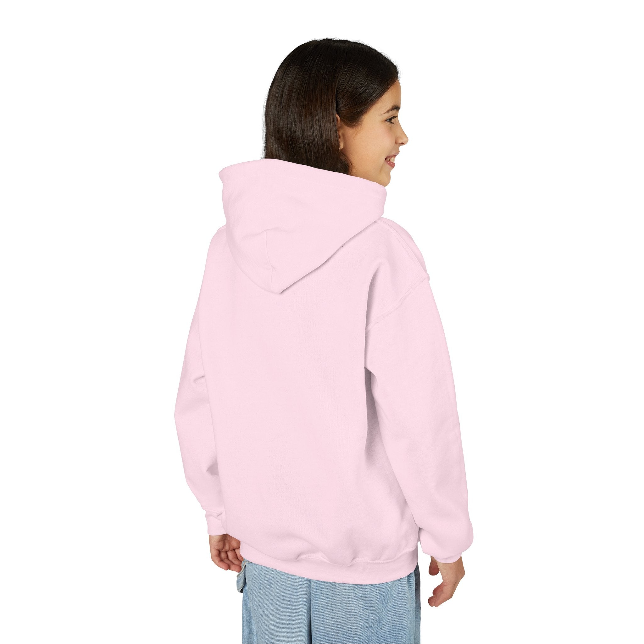 Youth Halloween Ghost Hoodie - "Too Cute to Spook" Kids Pullover