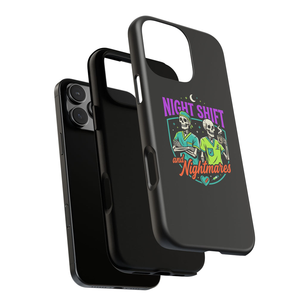 Phone Case — Night Shift and Nightmares Skeleton Nurses (Protective Tough Case)