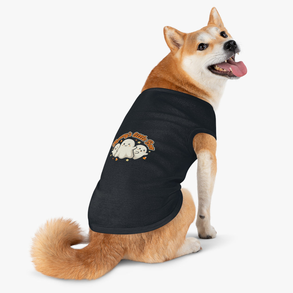Mommy's Little Boo Pet Tank Top — Cute Halloween Ghost Shirt for Small Dogs & Cats