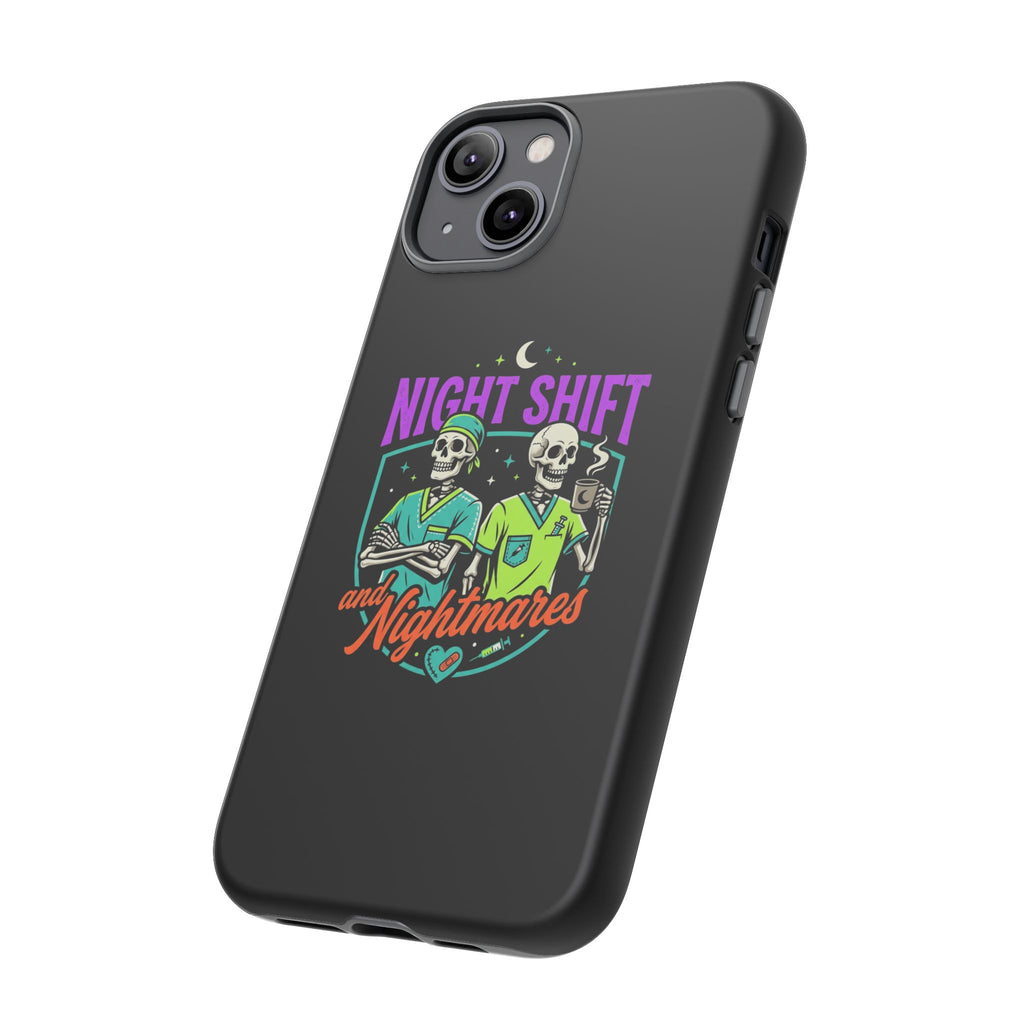 Phone Case — Night Shift and Nightmares Skeleton Nurses (Protective Tough Case)