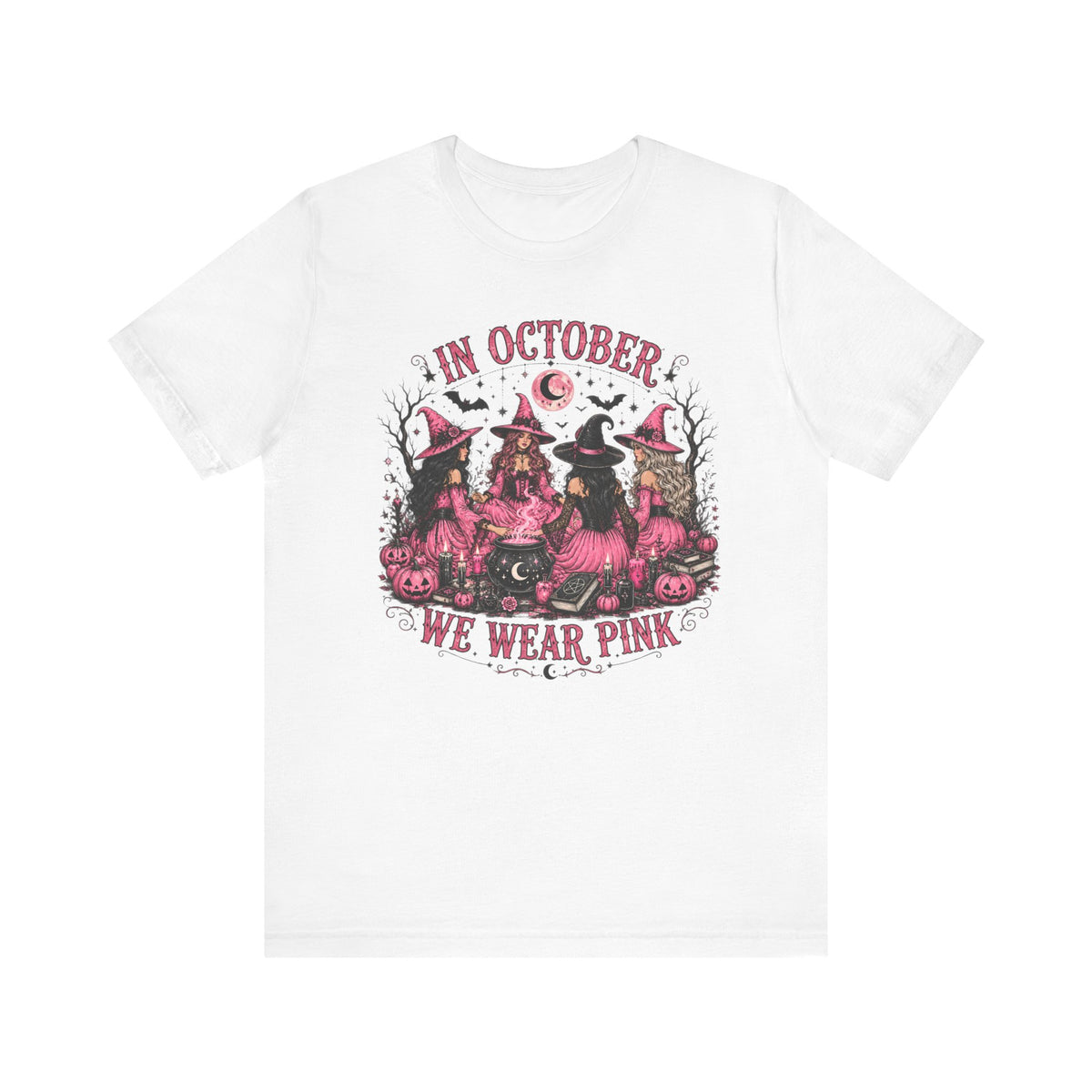In October We wear Pink Witches Tee