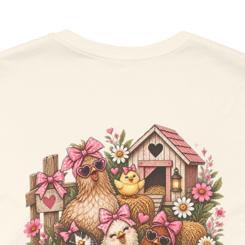 Chickens Are My Emotional Support Crew T‑Shirt