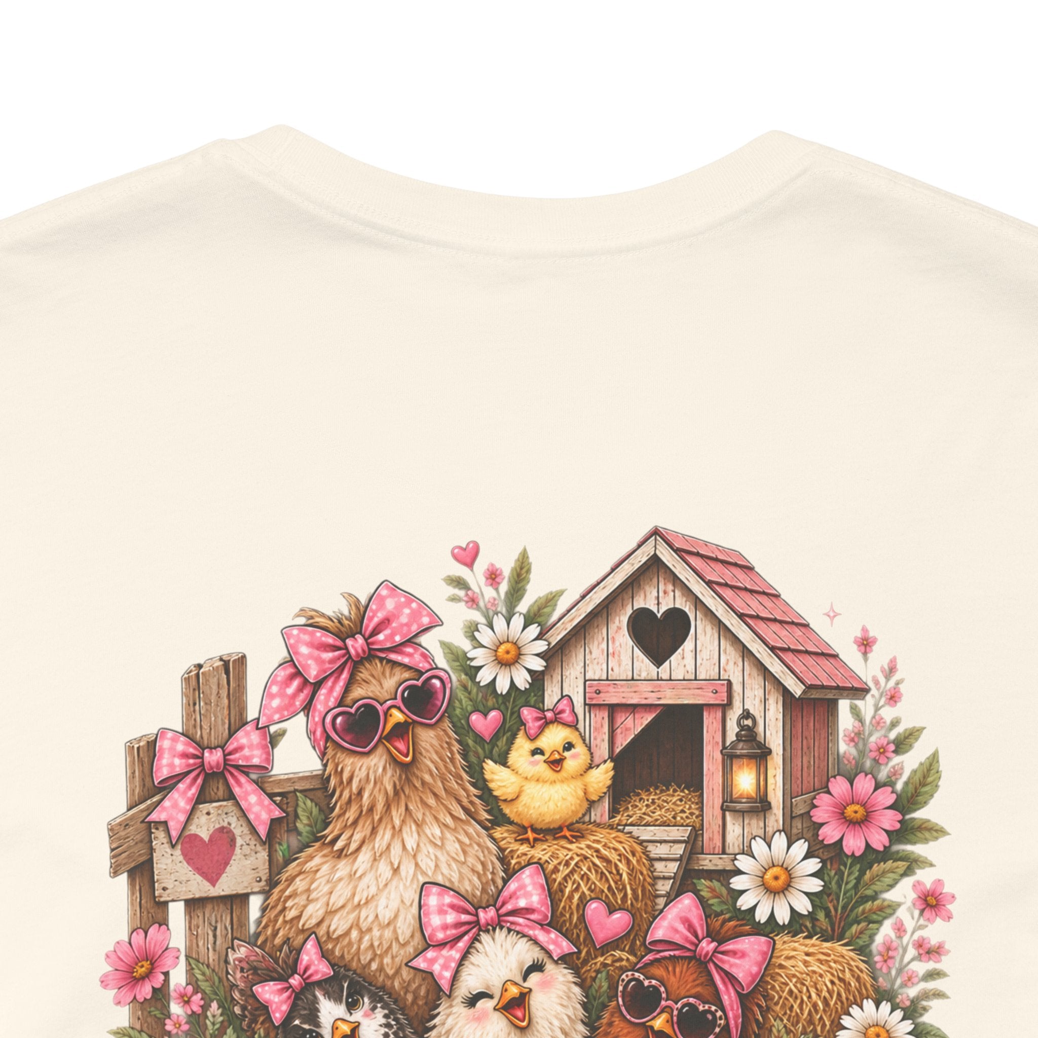 Chickens Are My Emotional Support Crew T‑Shirt