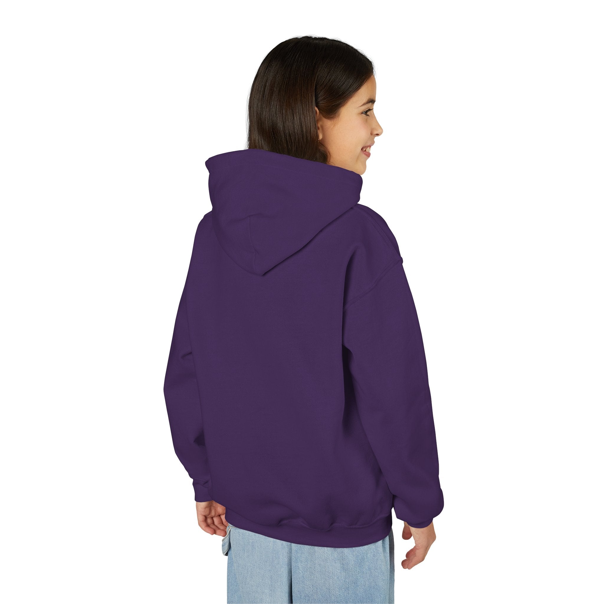 Youth Halloween Ghost Hoodie - "Too Cute to Spook" Kids Pullover
