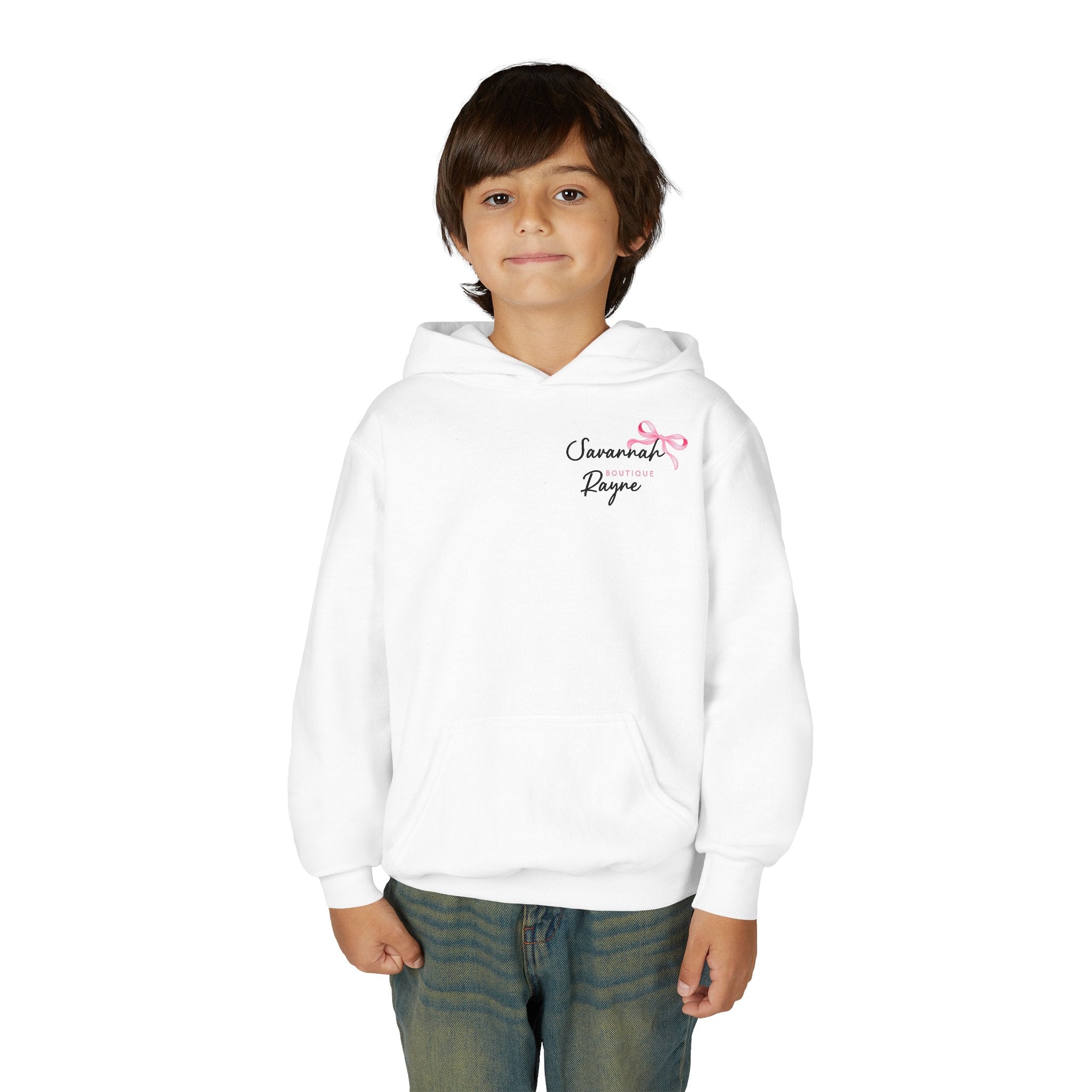 Youth Mermaid Hoodie with Rainbow Tail & Dolphins – Cute Girls' Pullover