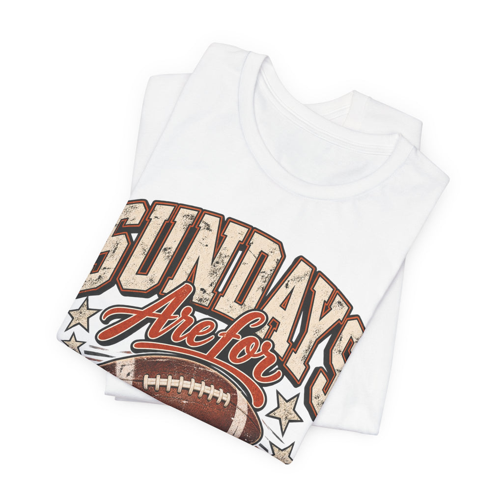 Sundays Are for Football T-Shirt — Vintage Football Graphic Tee
