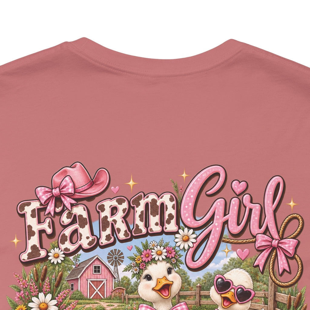 Duckin' Girl Tee — Cute Pastel Duck Family Graphic T‑Shirt