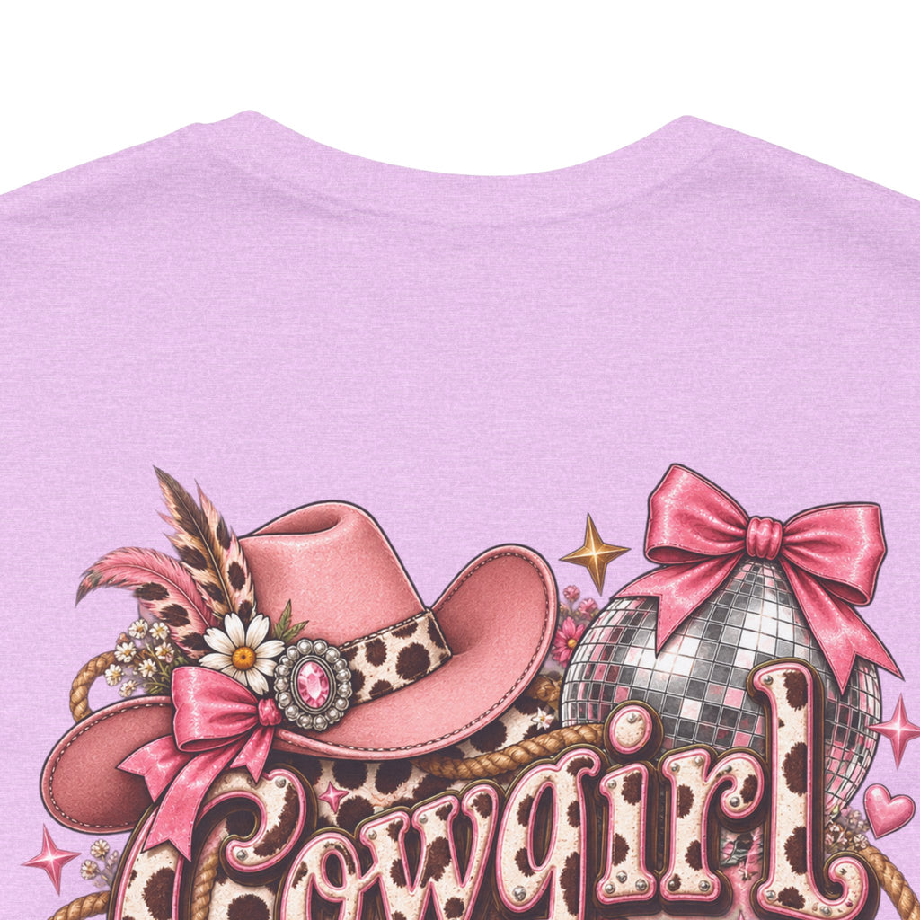 Cowgirl Era Tee — Pink Western Cowgirl Graphic T-Shirt