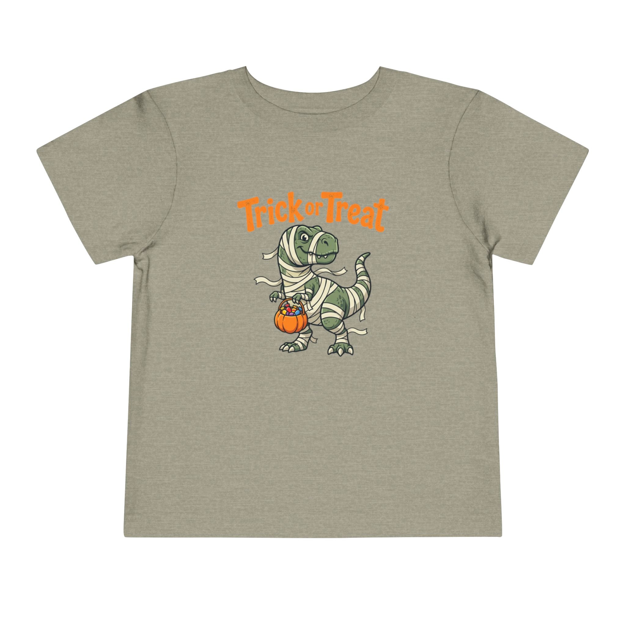 Toddler Tee — Mummy Dinosaur Trick or Treat Halloween Shirt