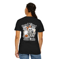 Dead Tired Still Cute Halloween T-Shirt — Cute Skeleton Pumpkin Graphic Tee