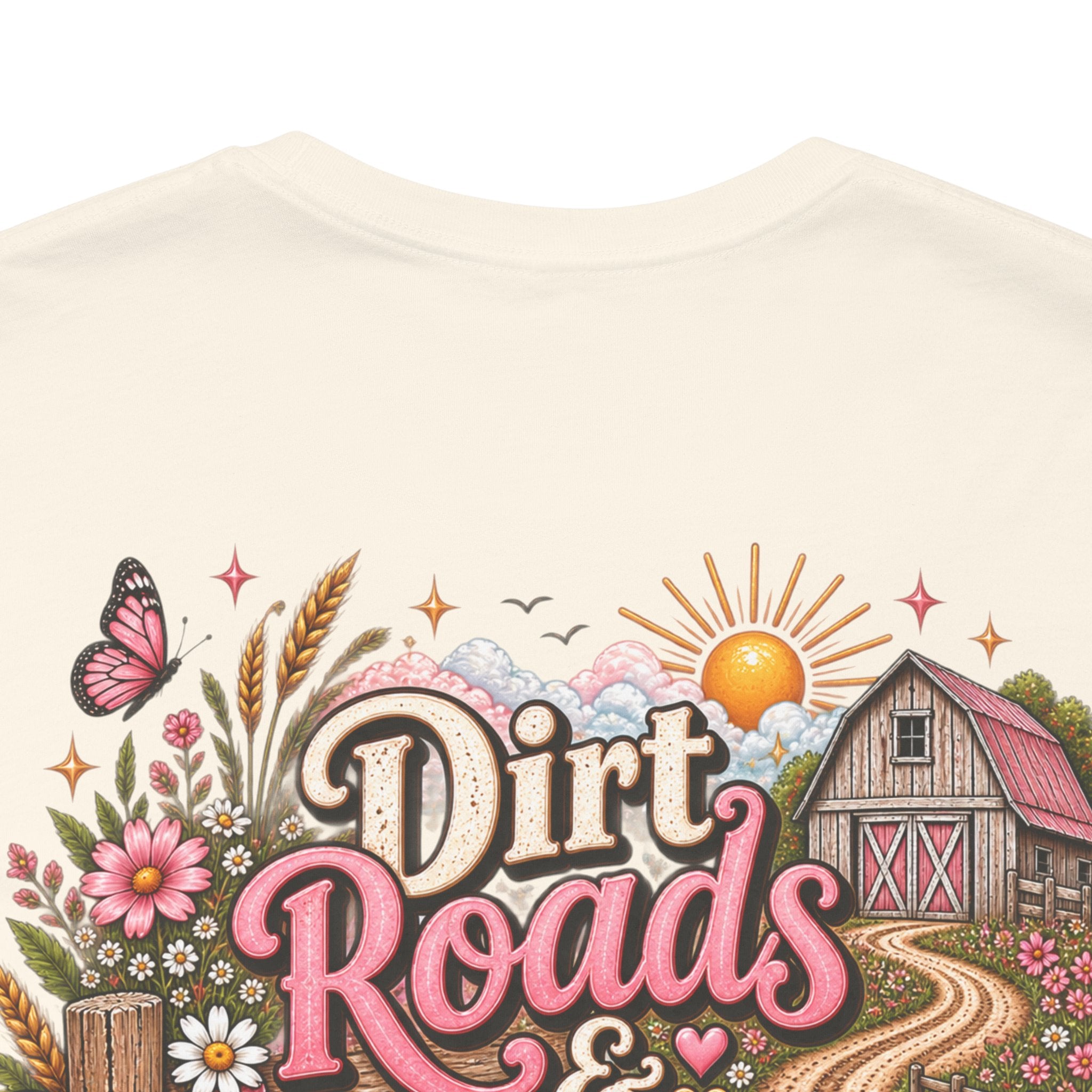 Dirt Roads & Daisy Chains Tee — Floral Country Graphic T-Shirt
