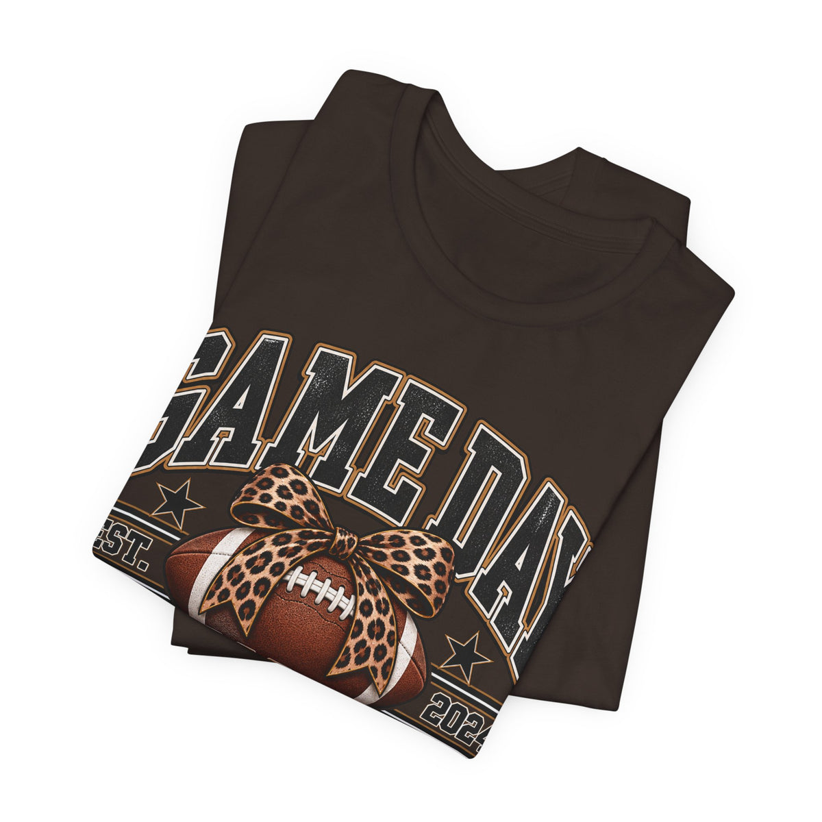 Game Day Social Club Football Tee — Established 2024
