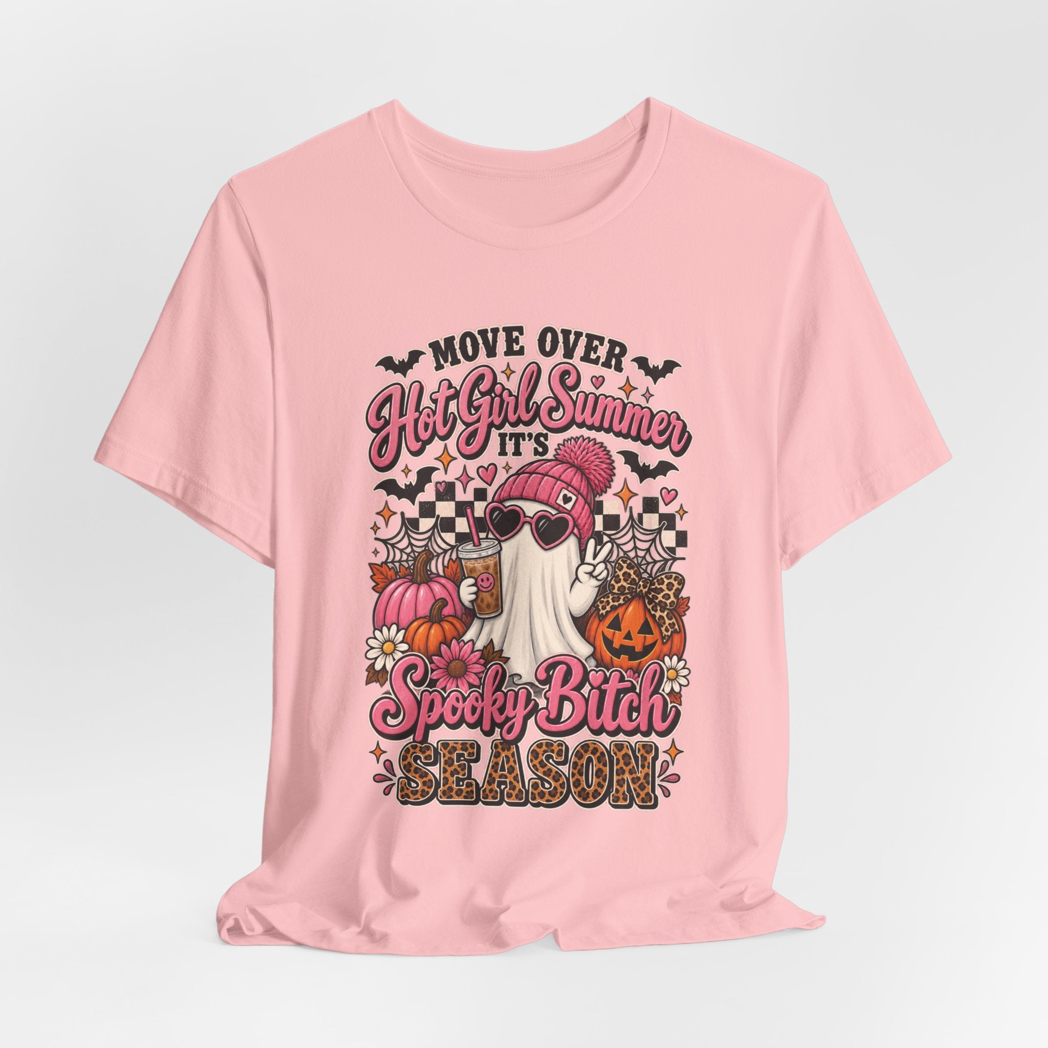 Spooky Bitch Season Halloween Tee — "Move Over Hot Girl Summer" Gnome Pumpkin T-Shirt