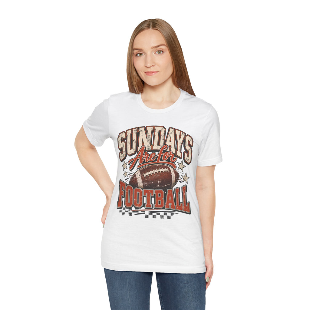 Sundays Are for Football T-Shirt — Vintage Football Graphic Tee