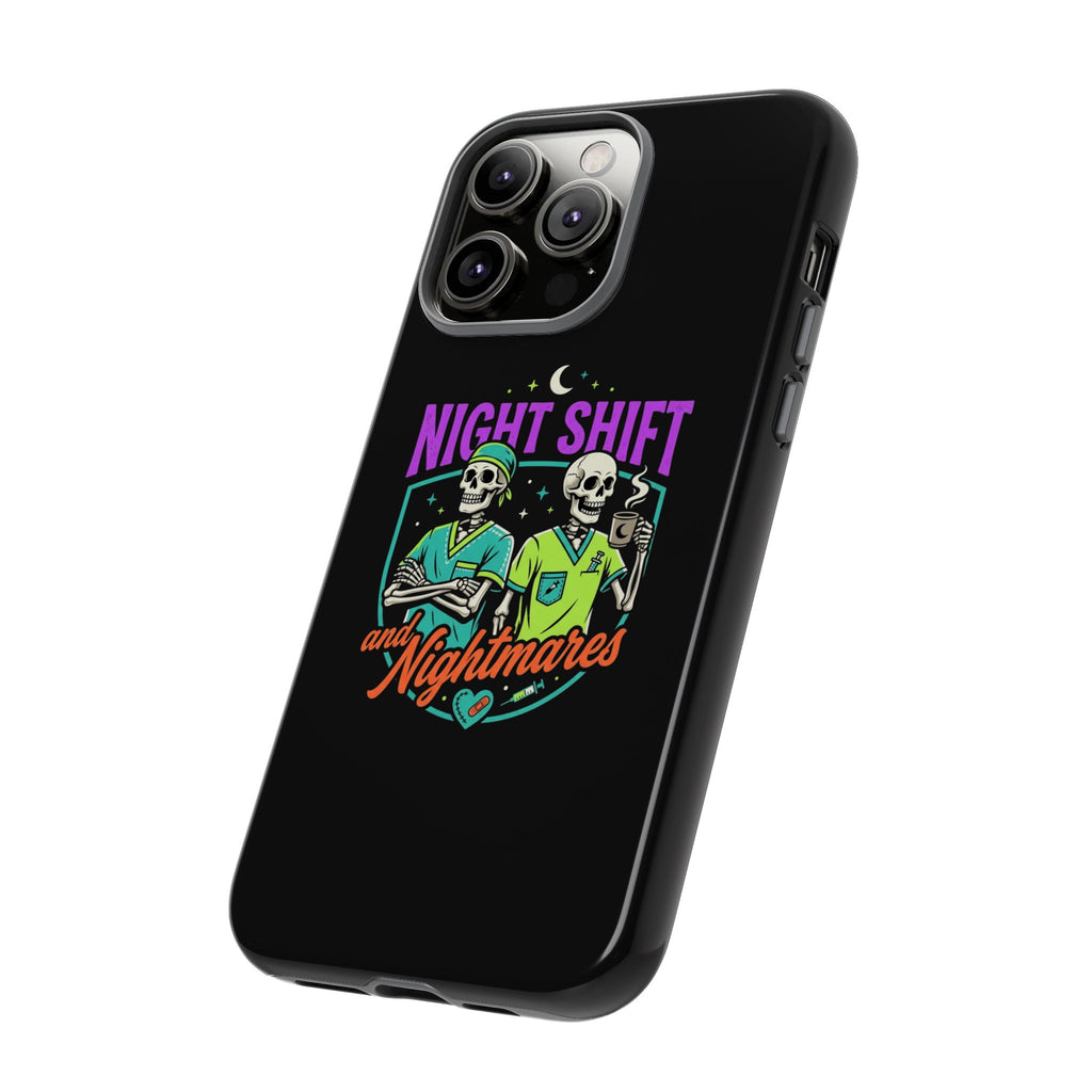 Phone Case — Night Shift and Nightmares Skeleton Nurses (Protective Tough Case)