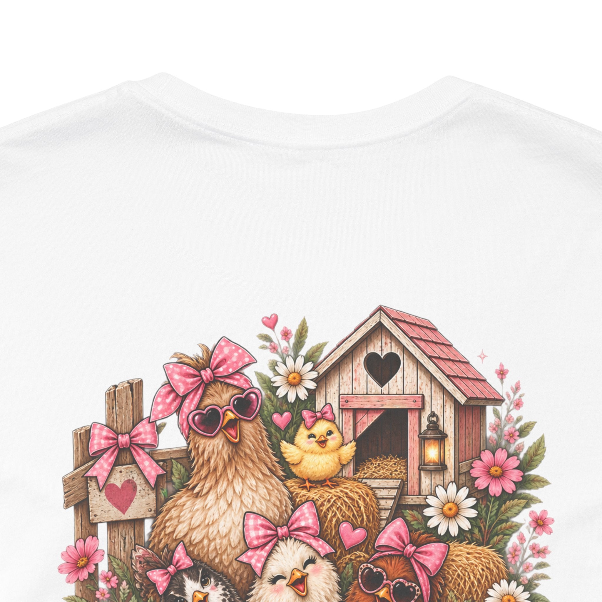 Chickens Are My Emotional Support Crew T‑Shirt