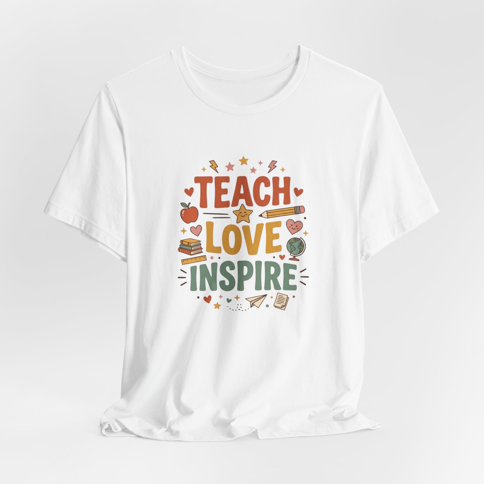 Teach Love Inspire T-Shirt — Teacher Appreciation Gift