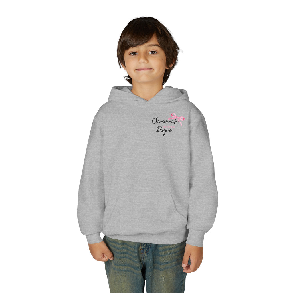 Youth Mermaid Hoodie with Rainbow Tail & Dolphins – Cute Girls' Pullover
