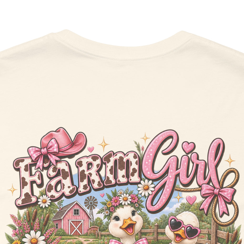 Duckin' Girl Tee — Cute Pastel Duck Family Graphic T‑Shirt