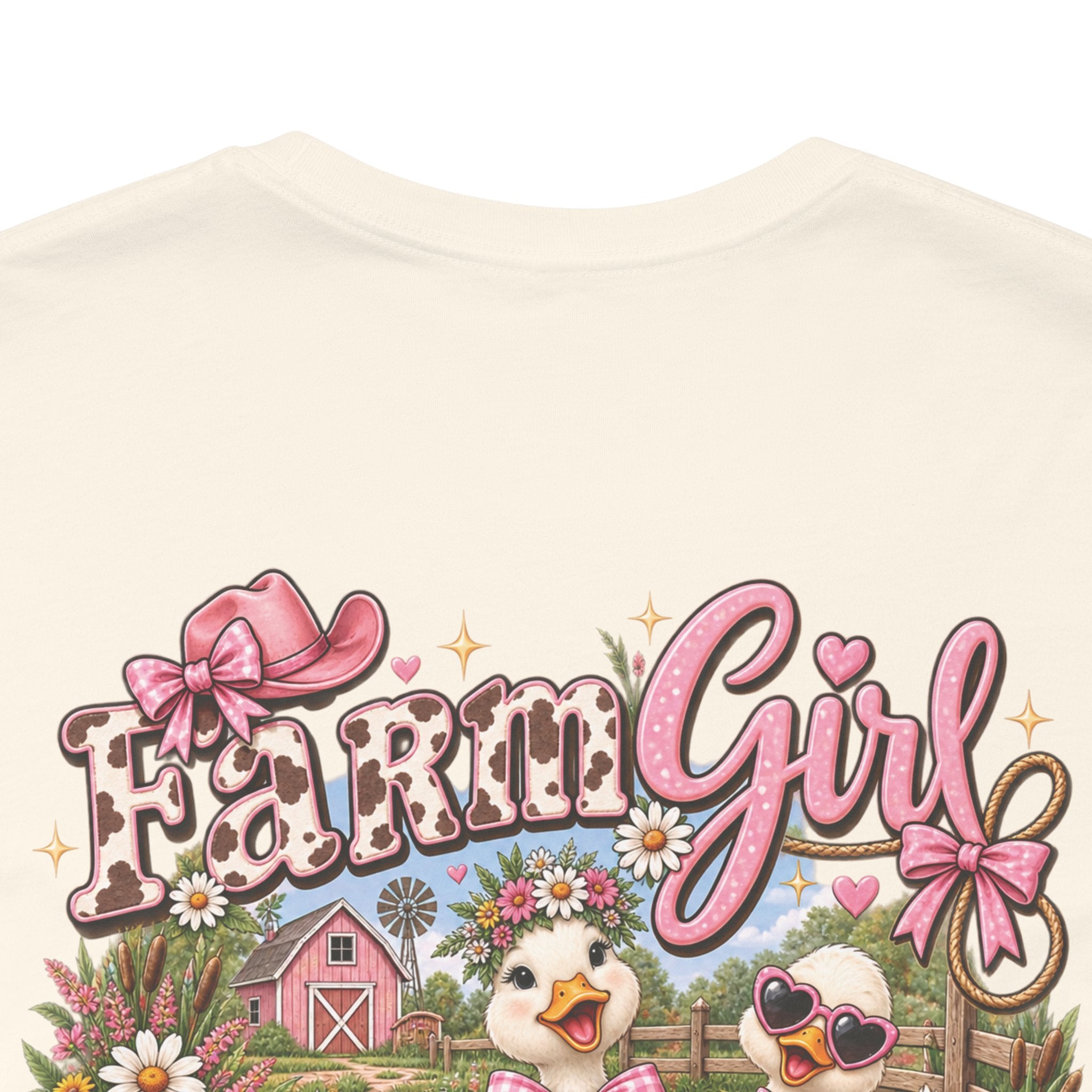 Duckin' Girl Tee — Cute Pastel Duck Family Graphic T‑Shirt