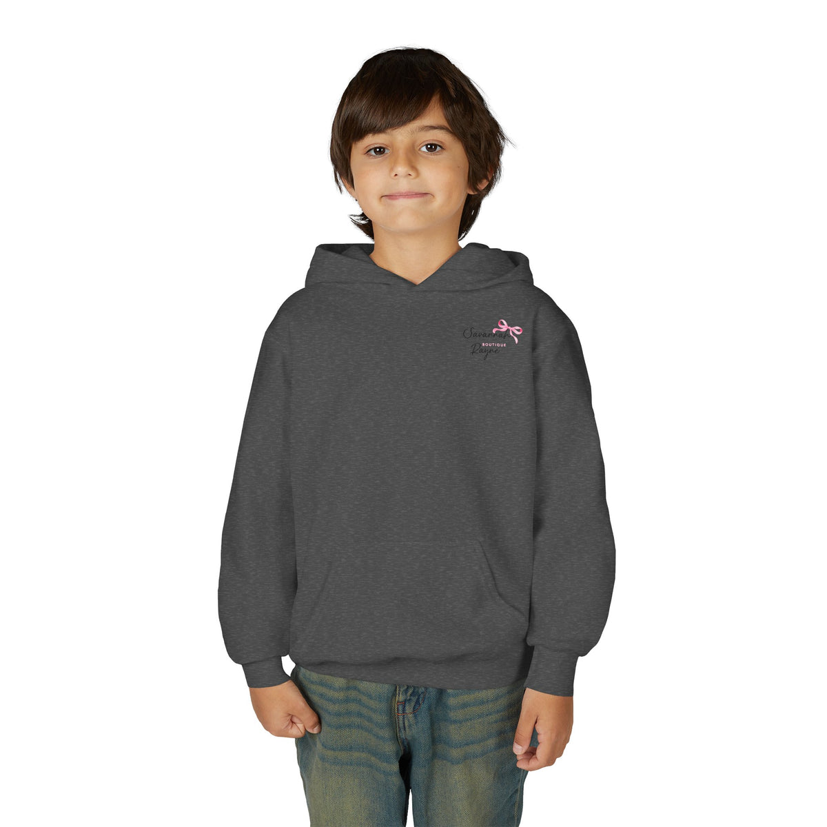 Youth Mermaid Hoodie with Rainbow Tail & Dolphins – Cute Girls' Pullover