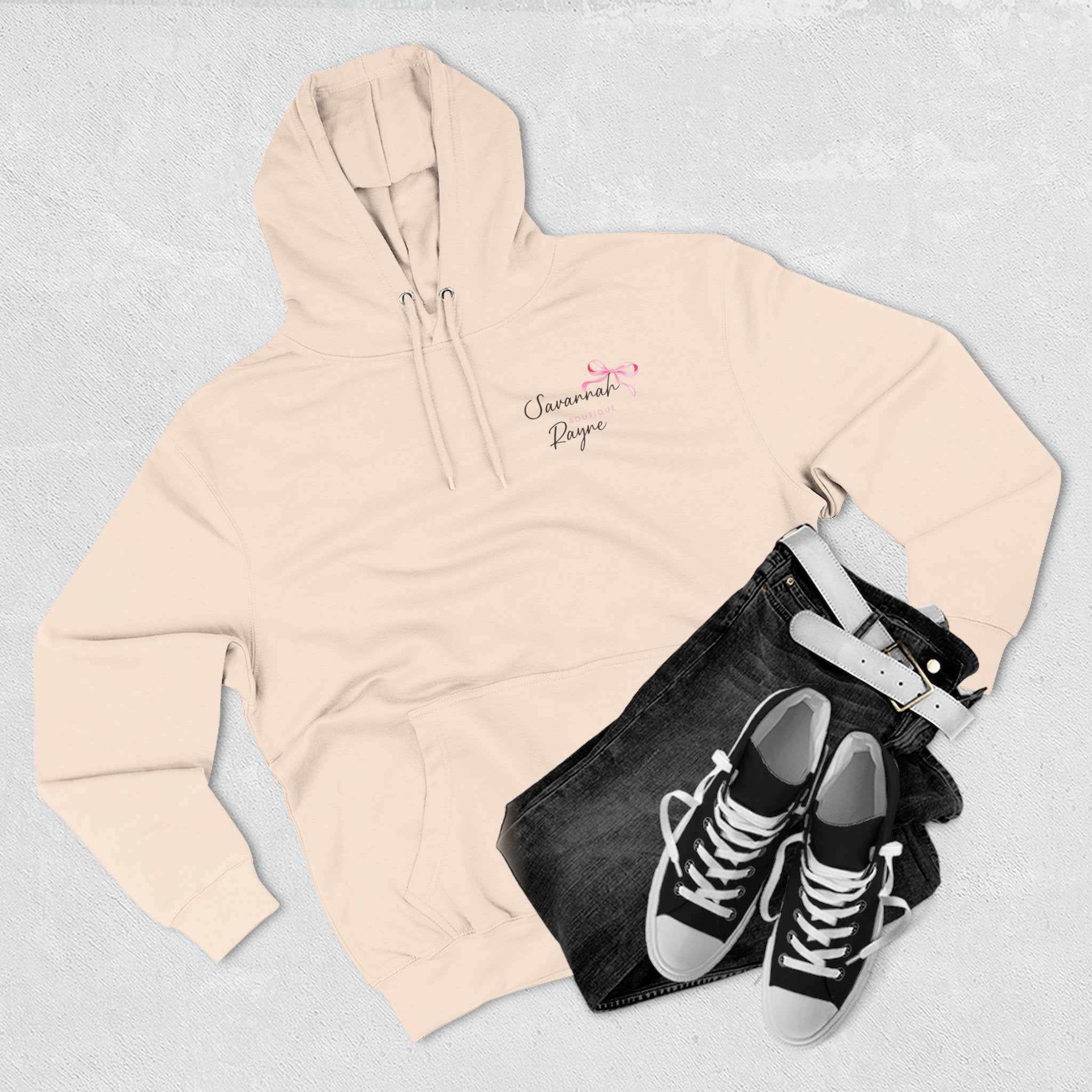 Basic Boo Ghost Hoodie — Cute Fall Pumpkin & Coffee Graphic Fleece Hoodie