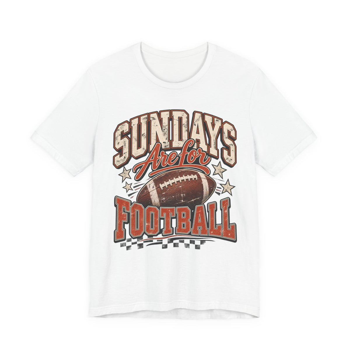 Sundays Are for Football T-Shirt — Vintage Football Graphic Tee