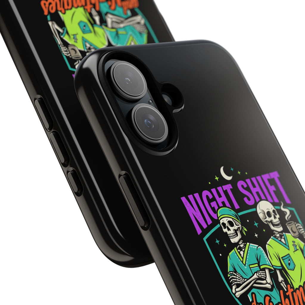 Phone Case — Night Shift and Nightmares Skeleton Nurses (Protective Tough Case)