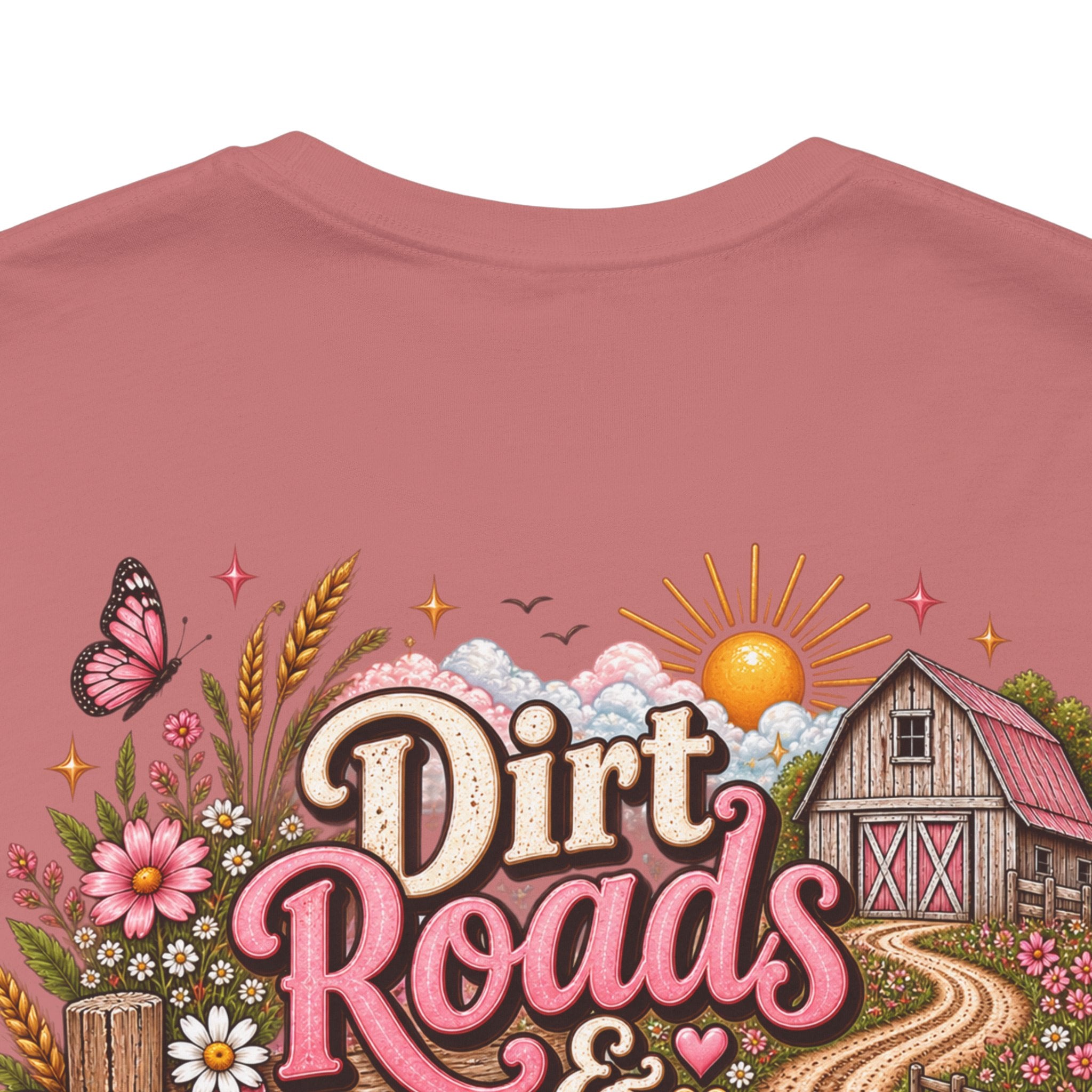 Dirt Roads & Daisy Chains Tee — Floral Country Graphic T-Shirt