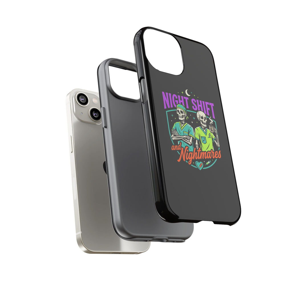 Phone Case — Night Shift and Nightmares Skeleton Nurses (Protective Tough Case)