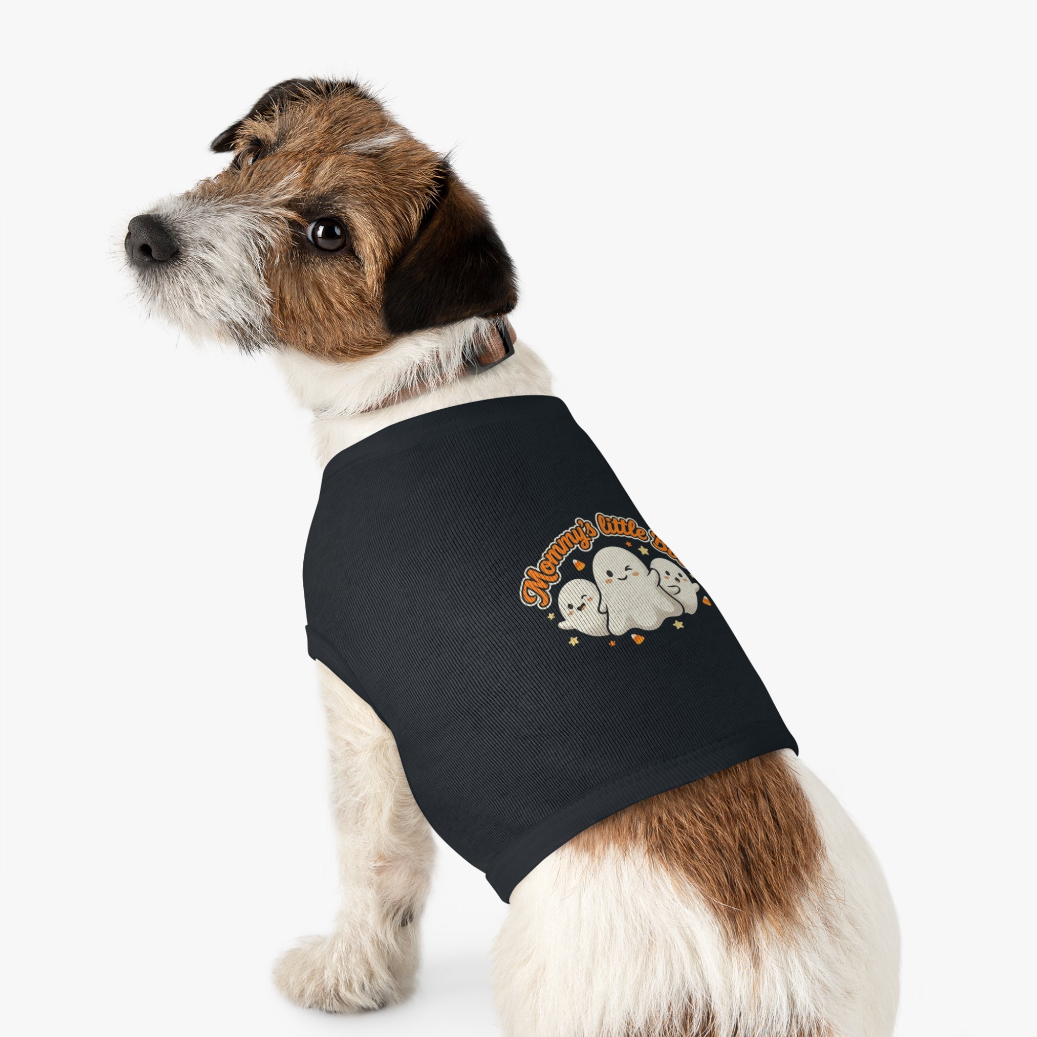 Mommy's Little Boo Pet Tank Top — Cute Halloween Ghost Shirt for Small Dogs & Cats