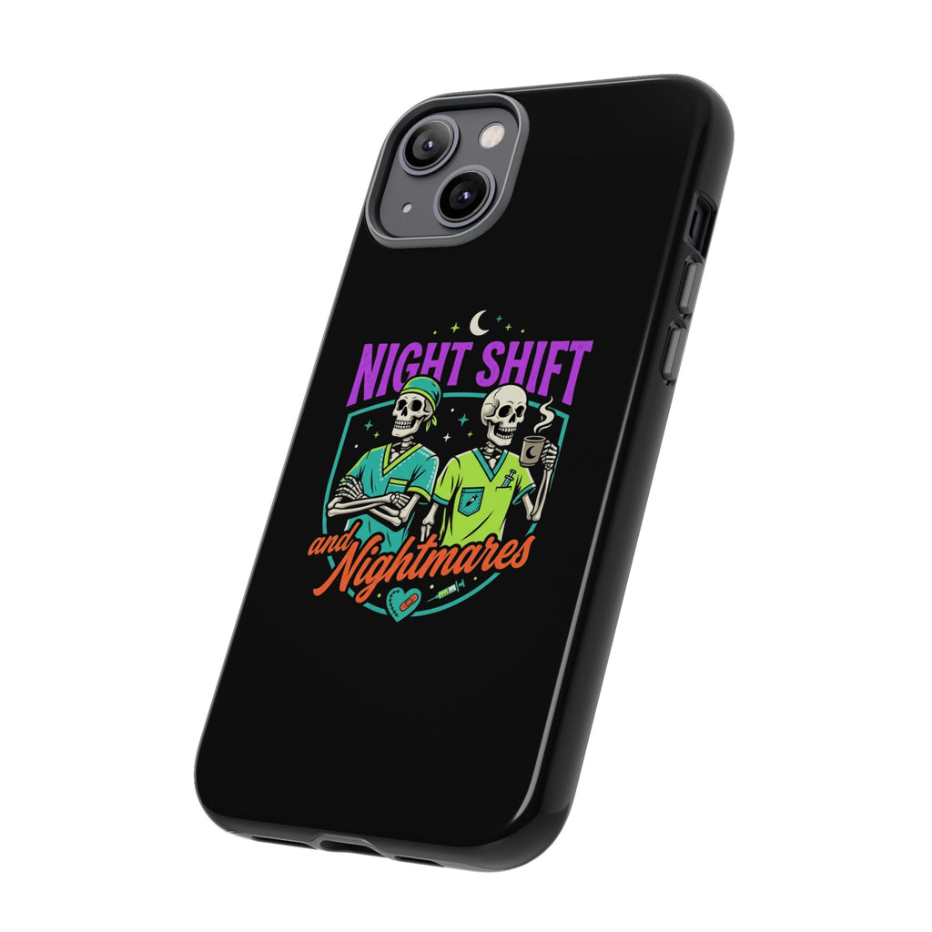 Phone Case — Night Shift and Nightmares Skeleton Nurses (Protective Tough Case)