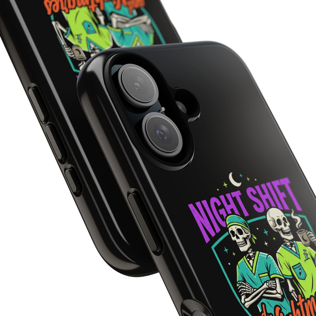 Phone Case — Night Shift and Nightmares Skeleton Nurses (Protective Tough Case)